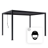 Pergola ogrodowa tarasowa aluminiowa  NORDVIC Skyline 3 x 4 m Antracyt + Montaż w cenie